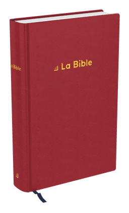 image du produit Bible Darby Révisée format compact, rigide velours rouge