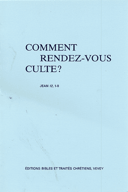 image du produit Comment rendez-vous culte ?