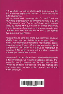 image du produit Pour mieux comprendre la foi chrétienne vol2