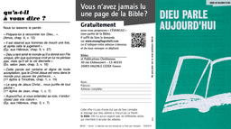 image du produit Dieu parle aujourd'hui (paquet de 100)