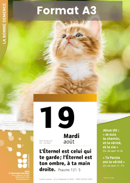 image du produit Affiche - Calendrier La Bonne Semence