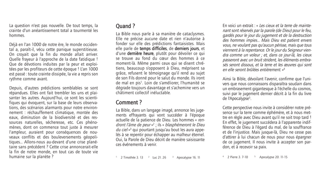 image du produit La fin de notre planète (paquet de 100)