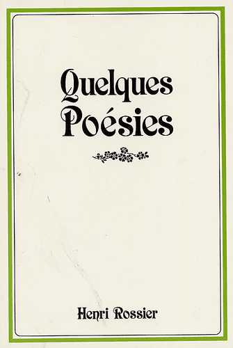 image du produit Quelques poésies