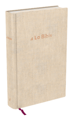 image du produit Bible Darby Révisée format standard, rigide lin beige