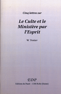 image du produit Cinq lettres sur le culte et le ministère de l'Esprit