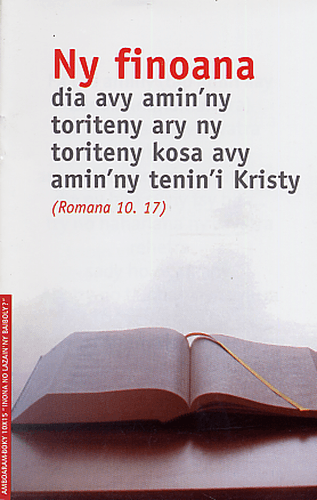 image du produit La foi vient de ce qu'on entend par la Parole de Dieu, malgache