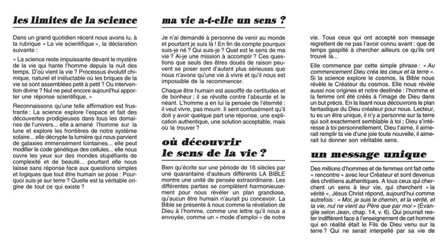 image du produit Ma vie a-t-elle un sens ? (paquet de 100)