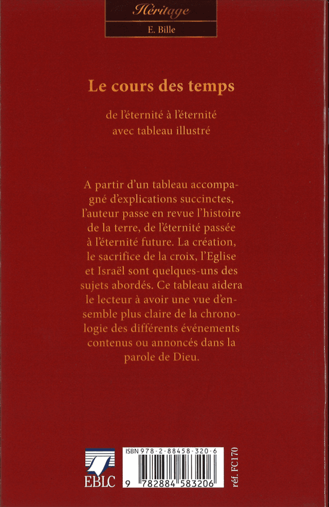 image du produit Le cours des temps