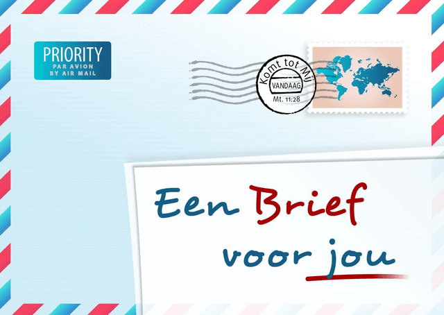 image du produit Une lettre pour vous, néerlandais