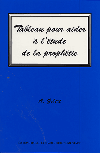 image du produit Tableau pour aider à l'étude de la prophétie