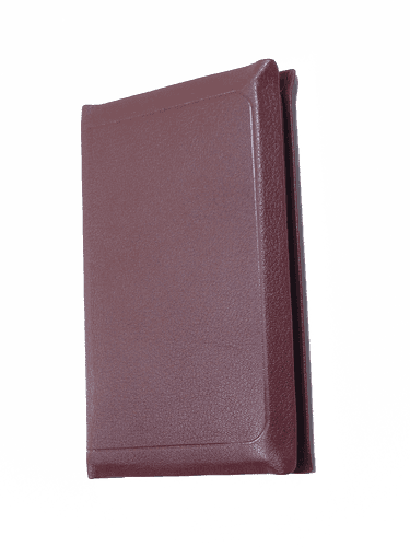 image du produit Bible cuir grenat, petit format, ancienne prés.