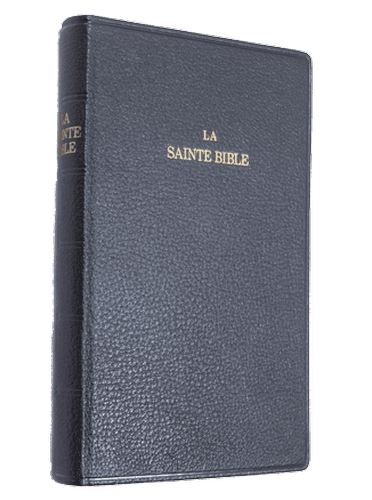 image du produit Bible cuir noir, grand format, ancienne prés.