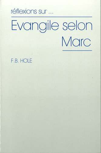 image du produit Réflexions sur l'évangile selon Marc