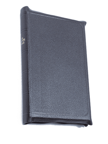 image du produit Bible cuir noir, petit format, ancienne prés.