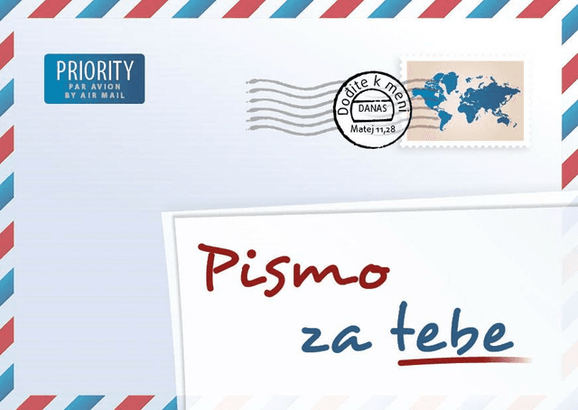 image du produit Une lettre pour vous, croate