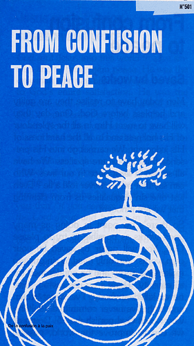 image du produit De la confusion à la paix, Anglais
