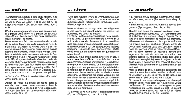 image du produit Deux manières de naître, vivre, mourir, ressusciter (paquet de 100)