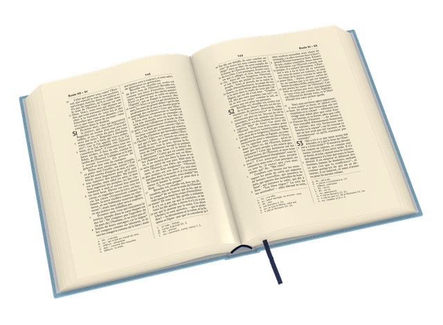 image du produit Bible Darby révisée grandes marges, souple bleu clair