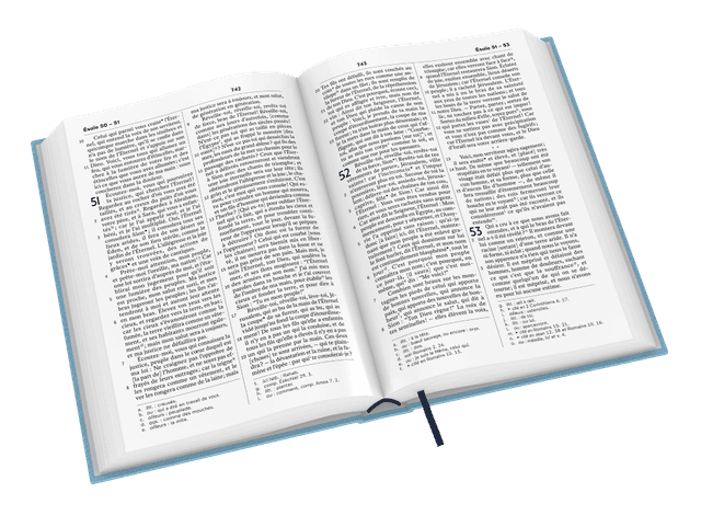 image du produit Bible Darby Révisée grand format, souple bleu