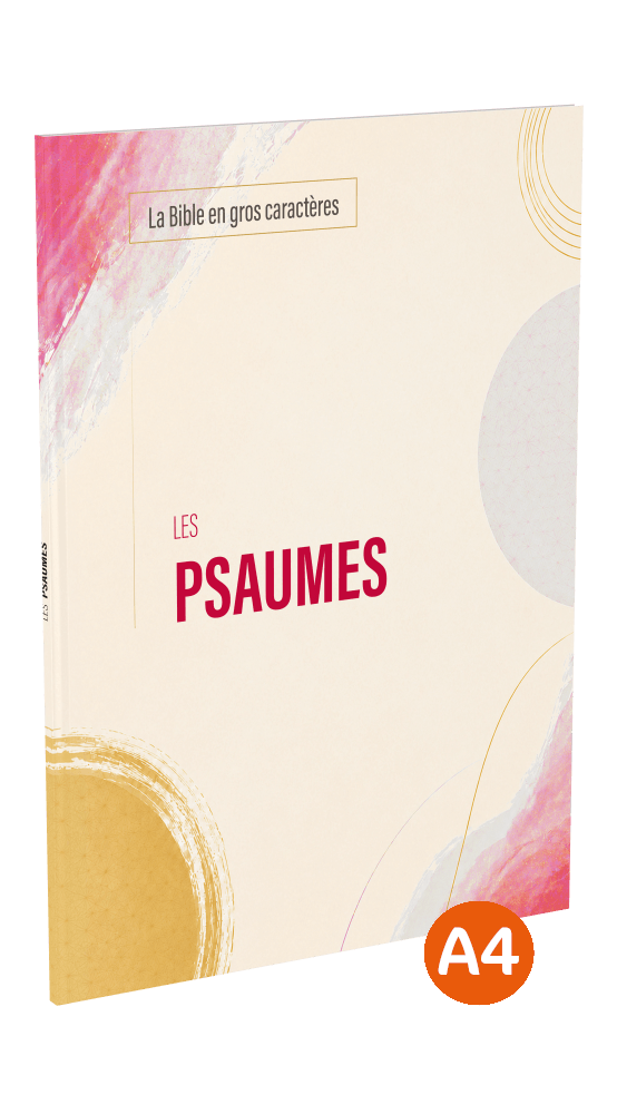 Produit Les Psaumes, Darby révisée, gros caractères, A4