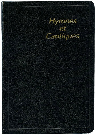 image du produit Hymnes et Cantiques ancienne édition, skinluxe souple, noir, tranches or, petit format