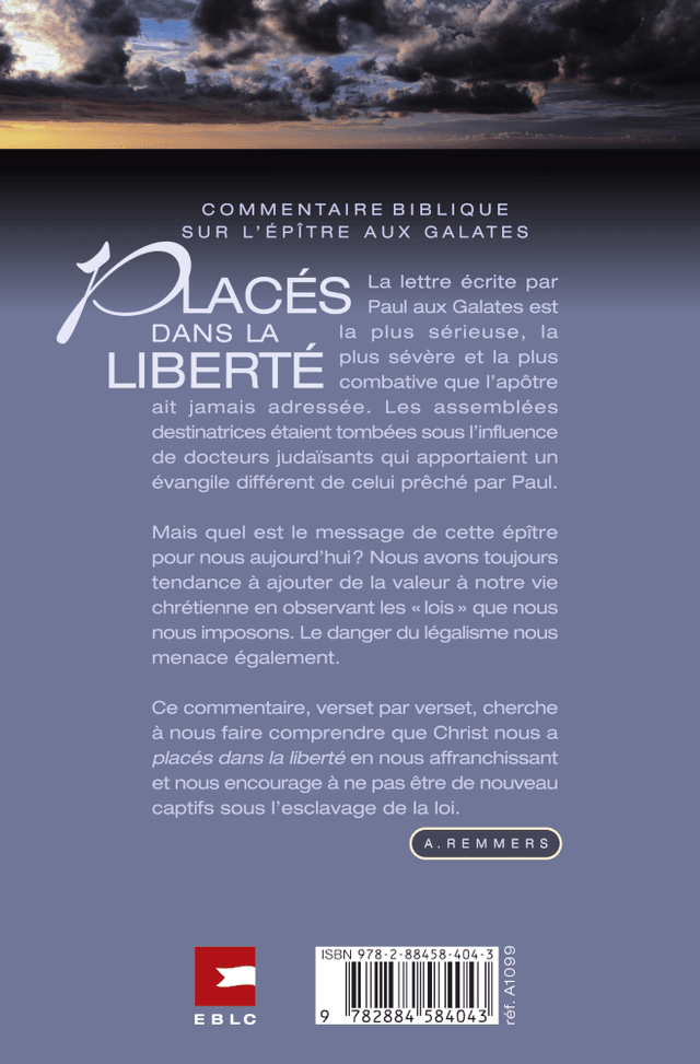 image du produit Placés dans la liberté, Commentaire sur l'épître aux Galates