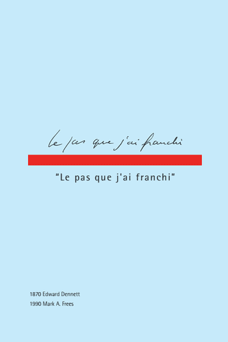 image du produit Le pas que j'ai franchi