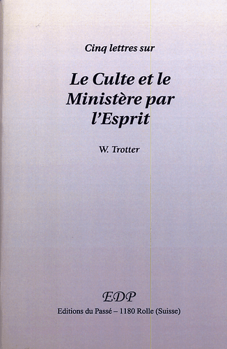 image du produit Cinq lettres sur le culte et le ministère de l'Esprit