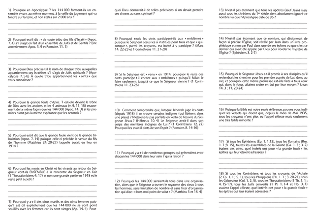 image du produit Y a-t-il seulement 144 000 places dans le royaume des cieux ?